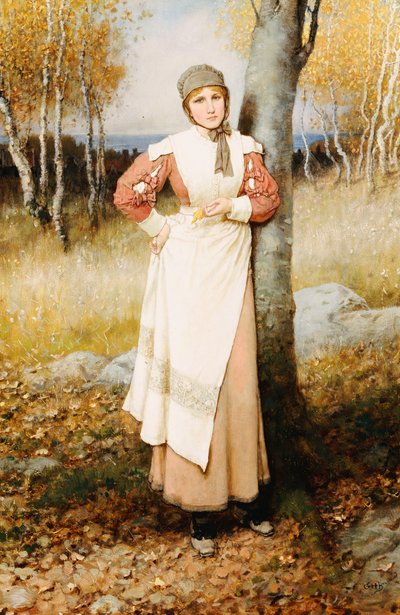 A Rose in New England by George Henry Boughton