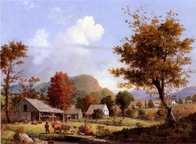 Cider Pressing, 1855 by George Henry Durrie