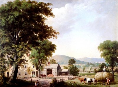 Haying at Jones Inn by George Henry Durrie