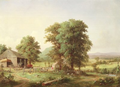 Summer Landscape, 1862 by George Henry Durrie