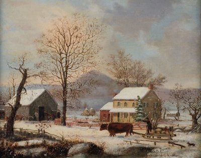 Winter Scene by George Henry Durrie