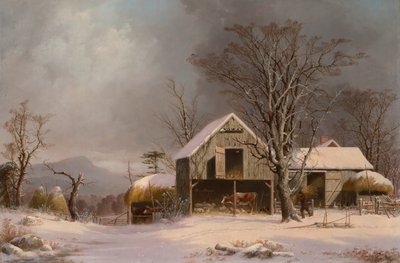 Winter Scene in New England by George Henry Durrie