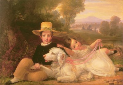 Portrait of Two Children by George Henry Harlow