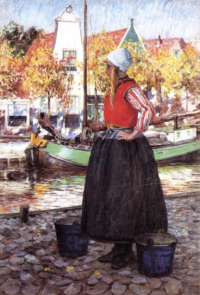 A Dutch Girl by George Hitchcock