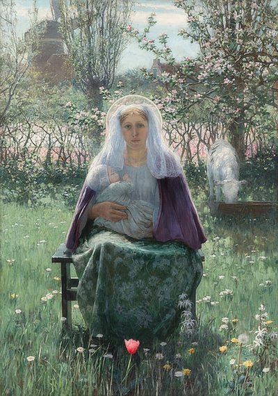 The Mother of God, 1892 by George Hitchcock