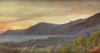View from Bordighera, 1882 by George Howard
