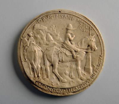 Plaster medallion by George James Frampton