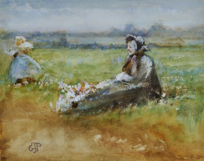 In the Meadow by George John Pinwell
