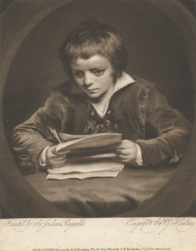 The Studious Boy by George Keating
