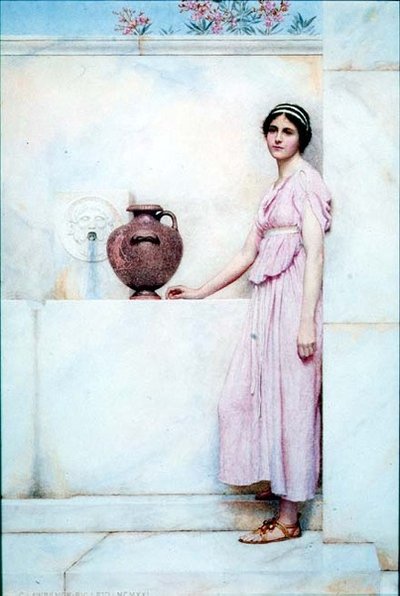 At the Fountain by George Lawrence Bulleid