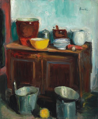 Kitchen Utensils by George Leslie Hunter