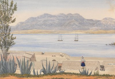 Algeciras from Gibraltar by George Lothian Hall