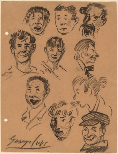 Ten Heads by George Luks