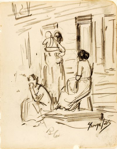 Untitled (Group of Figures) by George Luks