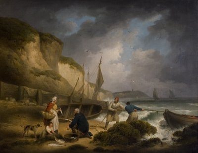 Selling Fish, c.1799 by George Morland