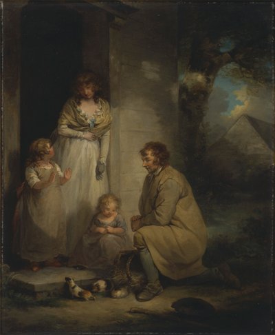 Selling Guinea Pigs by George Morland