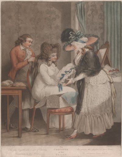 The Coquette at Her Toilet by George Morland