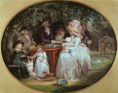 The Tea Garden by George Morland