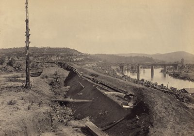 Defenses of the Etawah Bridge by George N. Barnard