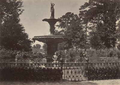 Fountain, Savannah, Georgia by George N. Barnard