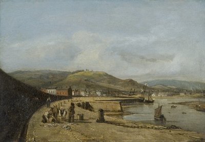 Swansea from the West Pier by George Orleans Delamotte