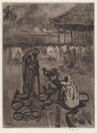 Chicken Vendor, Trinidad by George Overbury