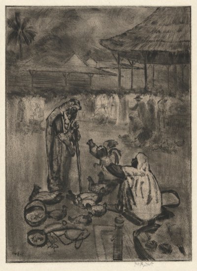 Chicken Vendor, Trinidad by George Overbury Hart