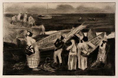 Boats and Natives by George Overbury Pop Hart