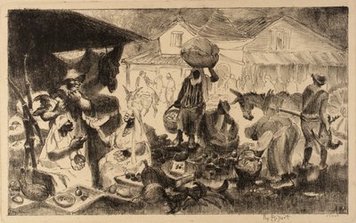 Haiti Market by George Overbury Pop Hart