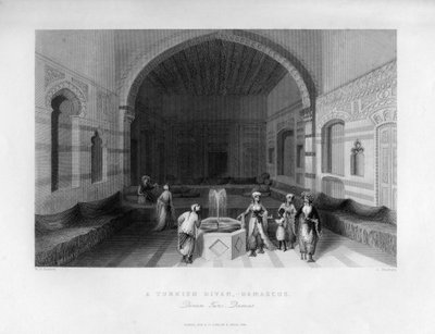 A Turkish divan, Damascus, Syria by George Presbury