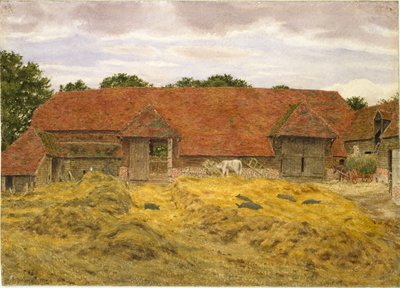 Red Barn at Whitchurch by George Price Boyce