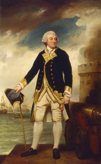 Admiral Sir Francis Geary (1709/10-1796) by George Romney