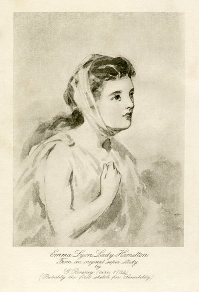 Emma Lady Hamilton by George Romney