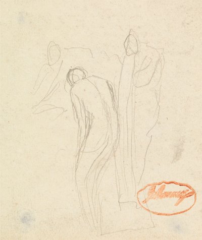 Figure Composition Study 1 by George Romney