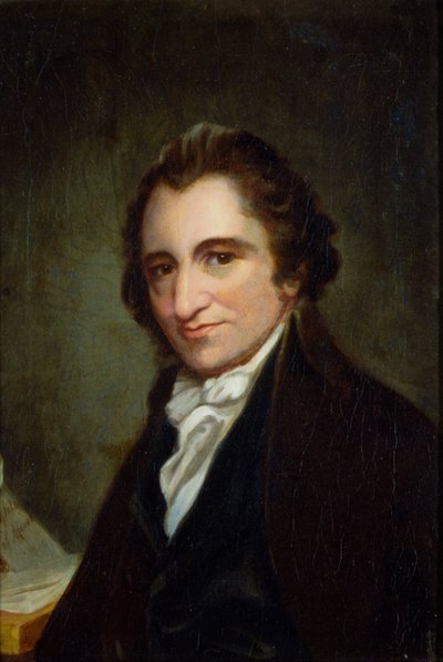 Portrait of Thomas Paine by George Romney