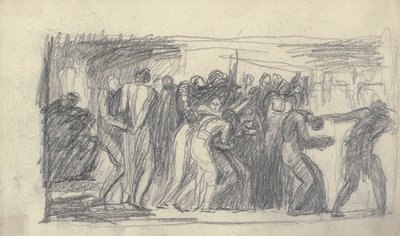 Sketchbook Drawing by George Romney