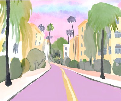 Serene Pathways by George Rosaly