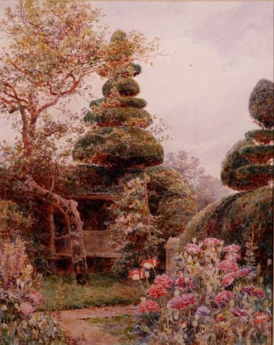 Yew Arbour, Polhill by George Samuel Elgood