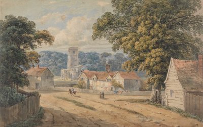 The Village of Aldbury, Hertfordshire by George Shepheard