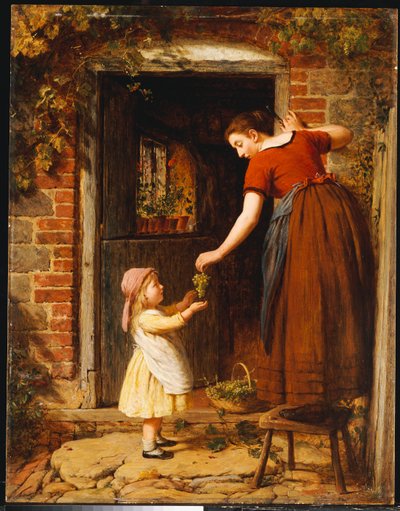 Gathering the Grapes by George Smith