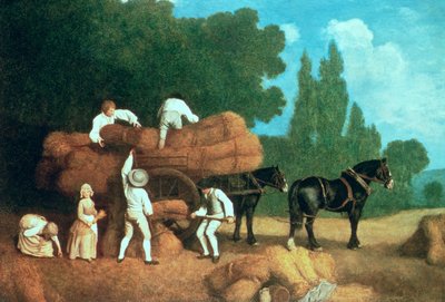 The Harvest Wagon by George Stubbs