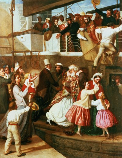 Embarkation Scene by George Tuson