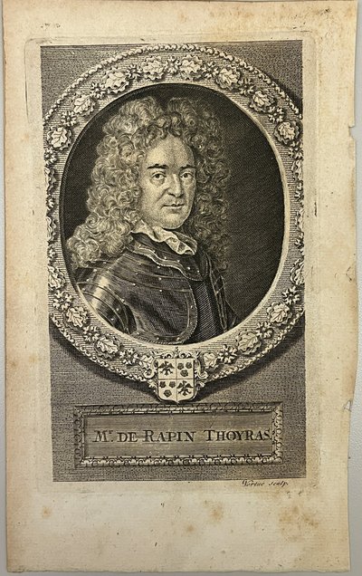 Mr. de Rapin Thoyras by George Vertue