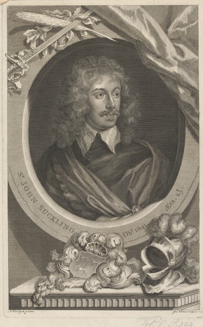 Sir John Suckling by George Vertue
