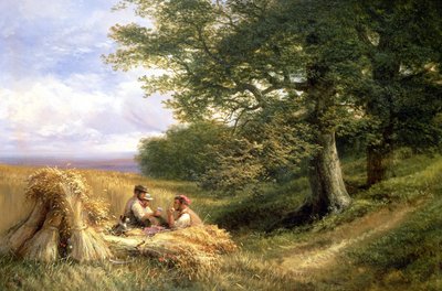 The Harvesters by George Vicat Cole