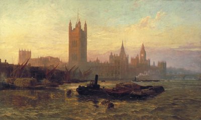 The Palace of Westminster, 1892 by George Vicat Cole