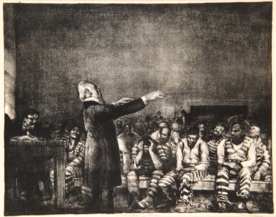 Benediction in Georgia, 1916 by George Wesley Bellows