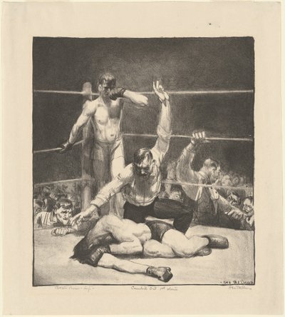 Counted Out, First Stone by George Wesley Bellows