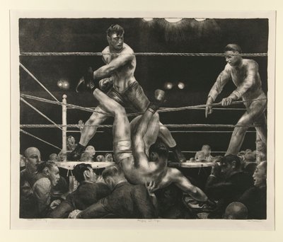 Dempsey and Firpo by George Wesley Bellows