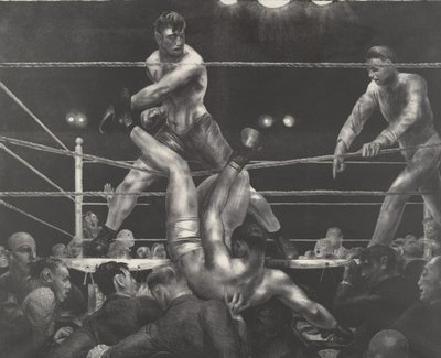 Dempsey and Firpo by George Wesley Bellows